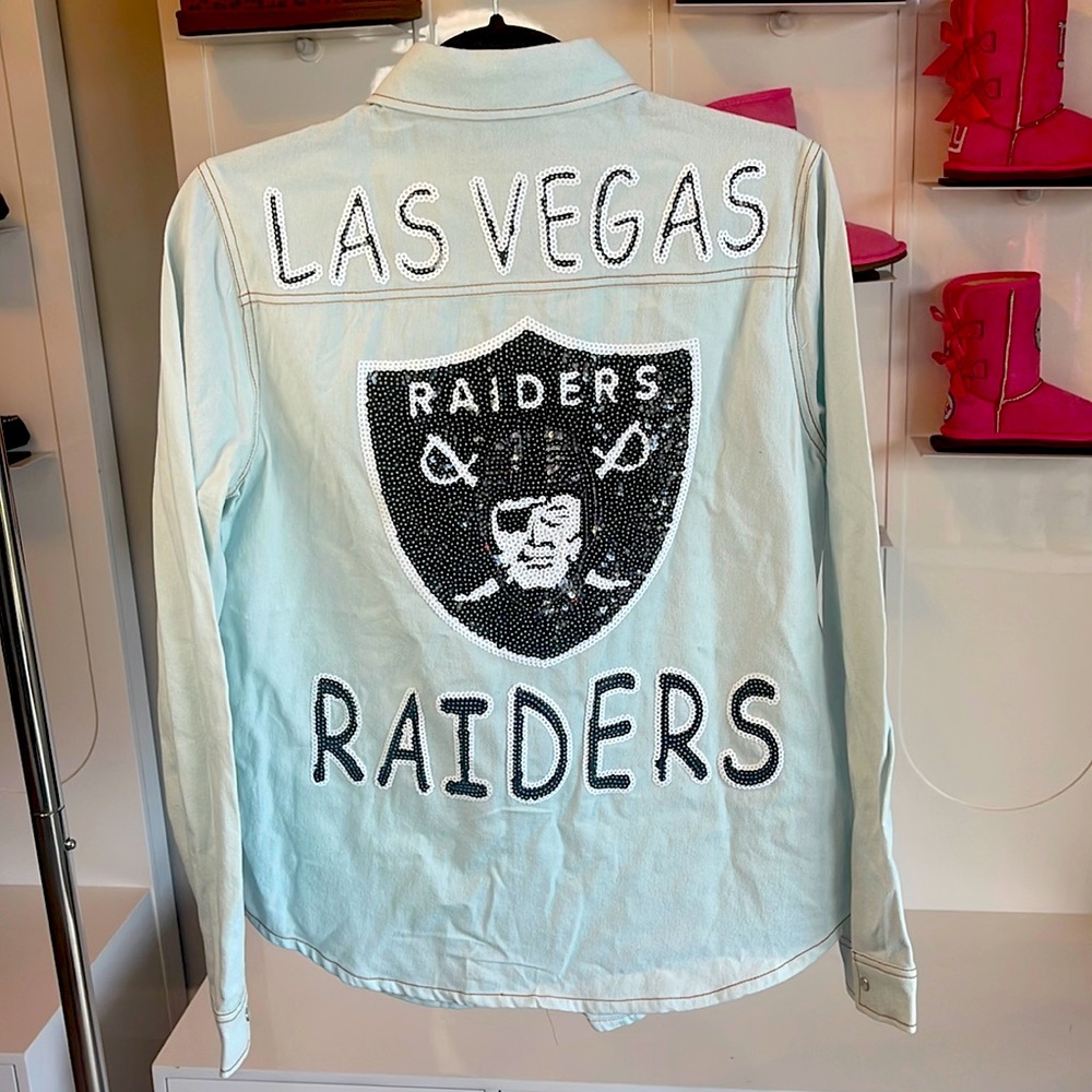NFL Las Vegas Raiders Denim Shirt